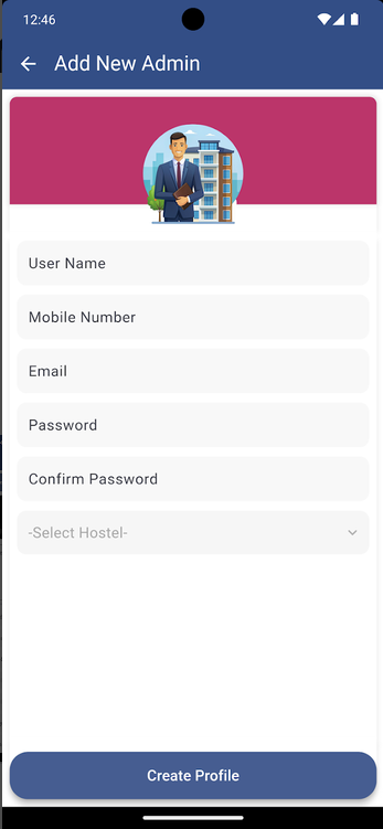 MeraHostel Admin App